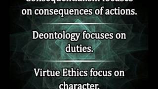 A Comparison Consequentialism Vs Deontology Vs Virtue Ethics [upl. by Donahue]