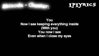 Linkin Park With You  Lyrics on screen  HD [upl. by Anilet]