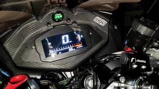 Pulsar RS 200 fully digital speedometer installation [upl. by Jay]