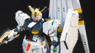 MG Nu Gundam VerKa Part 11 Posing Chars Counterattack Amuro Ray Gunpla review ガンプラ [upl. by Adnirak]