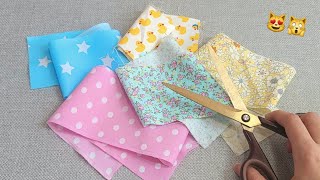 Very Easy I made 50 in one day and Sold them all Brilliant idea with leftover fabric [upl. by Ameehs818]