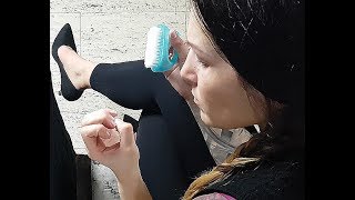 ASMR Nail FilingPaint NailsBrush Nails [upl. by Orbadiah]