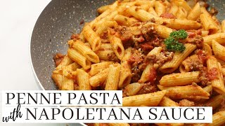 PENNE PASTA With NAPOLETANA SAUCE  Pang Restaurant Ang Lasa [upl. by Nairred410]