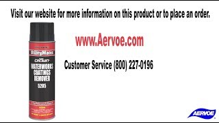 Learn how to apply Aervoes Waterworks Coatings Remover [upl. by Yokoyama]