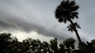 11 May 2013 Severe storm hits Rockledge Florida  lightning and wind [upl. by Scheck563]