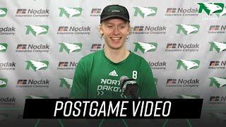 UND Hockey  Jake Schmaltz Postgame Press Conference  31524 [upl. by Otirecul88]