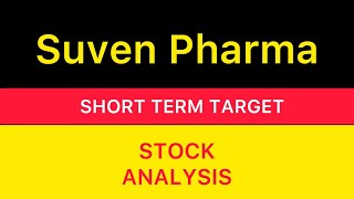 SUVEN PHARMACEUTICALS STOCK TARGET ⚫️ SUVEN PHARMACEUITICALS SHARE NEWS ANALYSIS TARGET 311024 [upl. by Asabi]