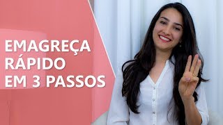 3 passos para emagrecer de forma rápida • Nutrição • Casule Saúde e Bemestar [upl. by Grizel772]