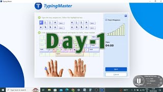 Lesson 1  Typing Master Pro  Live Typing  Typing Accuracy  Typing Speed typingmaster [upl. by Tri]