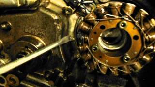 YAMAHA TMAX 500 2001 STATOR COILS PROBLEM [upl. by Idham]