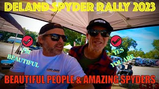 Deland Spyder Rally 2023 Part 2 BEAUTIFUL PEOPLE and AMAZING SPYDERS [upl. by Anyrtak196]