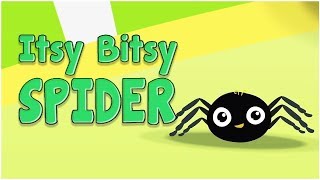 Itsy Bitsy Spider  Karaoke  Nursery Rhymes for Babies  Cartoons Central [upl. by Magulac]