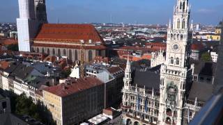 Munich Germany  Part 3  Inside Peterskirche amp Frauenkirche City Views from Alter Peter Tower [upl. by Assilem37]