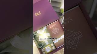 Engagement hamper wedding hamper customised gifts markersmuse contact  9344884690 [upl. by Ayad338]