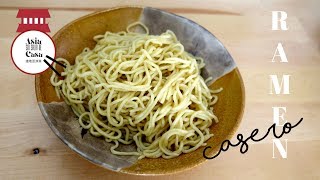 Como Hacer Fideos de Ramen  How to Make Ramen Noodles from Scratch [upl. by Oinafipe]