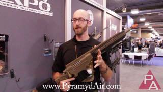 ASG Ashbury APO ASW338 Airsoft Sniper Rifle by VFC  Shot Show 2012 HD [upl. by Ykciv]