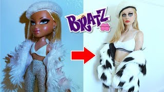 TRANSFORMING myself into a BRATZ DOLL challenge for 24 HOURS 😱 in public [upl. by Iand]