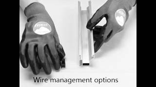 CrossRail Wire Management Options [upl. by Enyahc59]