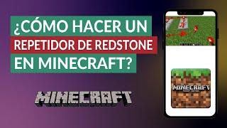 ¿Cómo Hacer un Repetidor y Comparador de Redstone en Minecraft – Paso a paso [upl. by Hackathorn360]