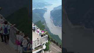 Marvel at the majestic Yangtze River from the peak of the Three Gorges [upl. by Alurd]