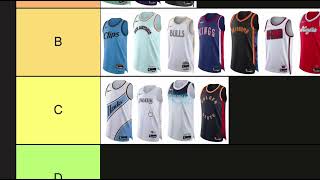 Ranking all the 20242025 NBA City Jerseys  Tier List [upl. by Kevon]