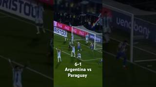 Argentina vs Paraguay short highlight 61 [upl. by Irab]