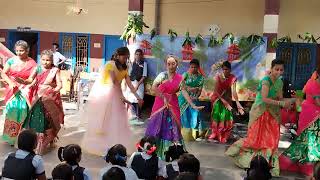 Dasara dance by children of sree Suryavidyaniketan ongole on 01102024 [upl. by Elleinet218]