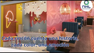 🍦¡Transforma tu HELADERÍA en una experiencia memorable con NHL Decoraciones✨ [upl. by Perron]