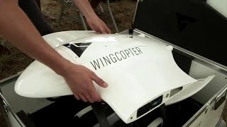 Hessisches Unternehmen „Wingcopter“ will CoronaImpfstoff mit Drohnen liefern [upl. by Nalliuq642]