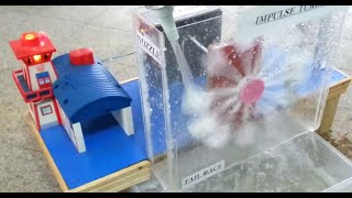 Working Model of Hydro Electric Power Plant  By Dawood UET Students  Science Project [upl. by Wiley]