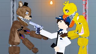 FNAF Animatronics Escape Testing Lab  People Playground Mods [upl. by Nohsad492]