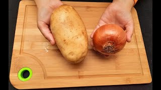 Légumes Râpées ‼️ Prenez une Pomme de terre amp Oignon et faites recette 🔝😋 Grated Vegetables Recipe [upl. by Chaney]