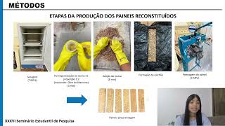 Reconstituído de Eucalipto e resina de mamona em diferentes condições de secagem da matéria prima [upl. by Eve]