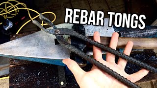 Forge Rebar Tongs and Save Money  Blacksmithing Project for Beginners [upl. by Carry]