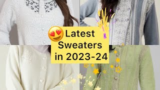 Women’sgirls New design Sweaters in 202324 collection 😍 fashion winter [upl. by Peper]