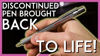 Recreating the LEGENDARY Rotring 600  EDC Pen Hack [upl. by Onimod53]