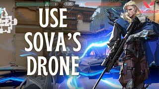 How to Use Sova DRONE on Valorant BEST WAY  Valorant Sova Guide [upl. by Noived]