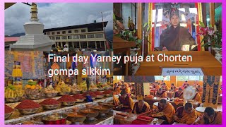 Chorten gompa 33rd yarney puja final day wodzer vlog [upl. by Lyndsie]