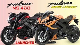 Bajaj Pulsar NS400 and RS400 Launched Soon In India🔥😱Price  Launch Date 2023 Pulsar RS400 amp NS400 [upl. by Jovita]