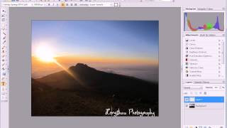 Serif PhotoPlus X6 Tutorial  Layers For Adding Text [upl. by Akiras151]