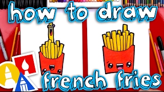 How To Draw Funny French Fries [upl. by Hpeseoj]