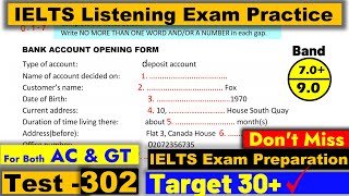 IELTS Listening Practice Test 2023 with Answers Real Exam  302 [upl. by Buffy342]