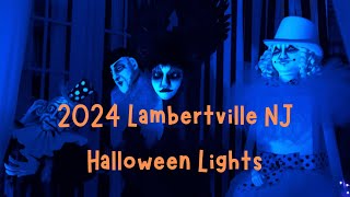 2024 Halloween Lights Lambertville NJ [upl. by Bealle275]