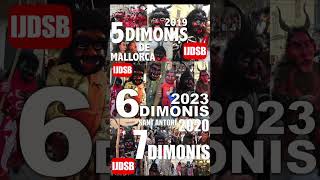 👺 6 DIMONIS de Sant ANTONI 2023 👹 Mallorca [upl. by Romonda]