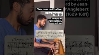 Chaconne de Phaéton by JeanBaptiste Lully transcribed for harpsichord by JeanHenri d’Anglebert [upl. by Delphine]