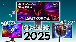 New in 2025 500hz QD OLED 27quot 4K OLED NEW LG 45GX950A 5120x2160p DP 21  LG G5 65quot 165hz LEAKED [upl. by Deb]