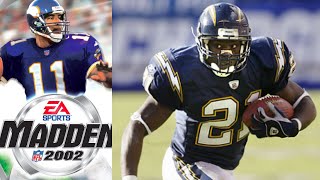 Madden NFL 2002  LaDainian Tomlinson Rookie Rating [upl. by Ailahtan]