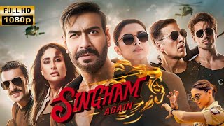 Singham Again Full Movie  Ajay Devgan  Akshay  Ranveer Singh  Deepika  Kareena  Facts amp Story [upl. by Ahseel887]