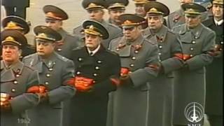 Vremya News USSR Leader Leonid Brezhnev Funeral Программа время 15111982 [upl. by Rickard]