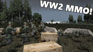 WW2 Online  A Huge Open World WW2 Combined Arms Battlefield [upl. by Sad]